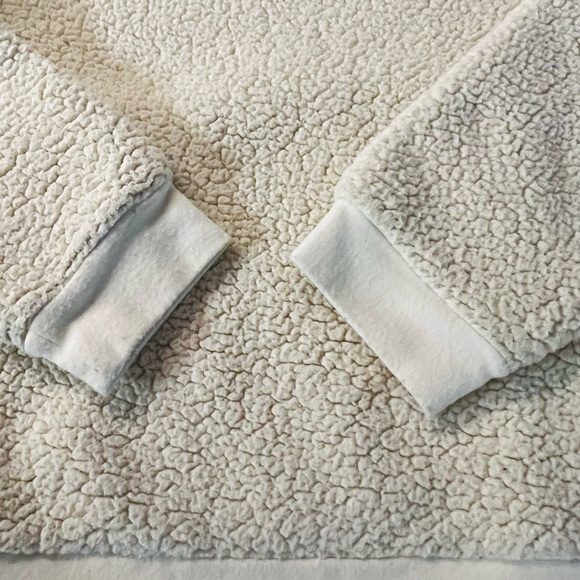 GHOST LIFESTYLE CREAM COLORED TEDDY HOODIE SIZE MEDIUM - Picture 6 of 12